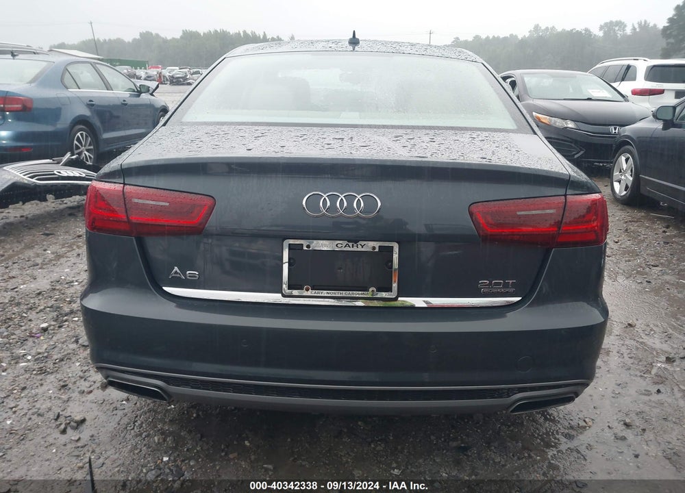 2016 AUDI A6 2.0T PREMIUM PLUS VIN: WAUGFAFC4GN177133