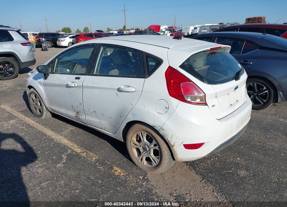 2015 FORD FIESTA SE VIN: 3FADP4EJ6FM213617