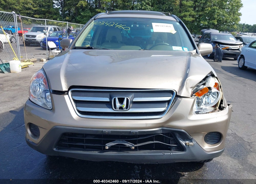 2006 HONDA CR-V SE VIN: SHSRD78926U429862