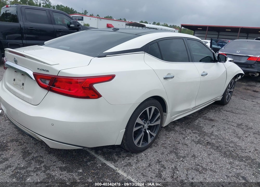 2016 NISSAN MAXIMA 3.5 PLATINUM VIN: 1N4AA6AP9GC404574