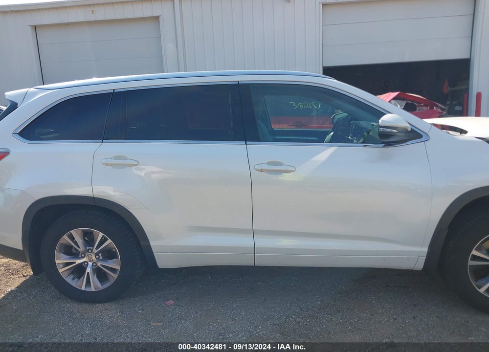 2015 TOYOTA HIGHLANDER XLE V6 VIN: 5TDJKRFH5FS171297