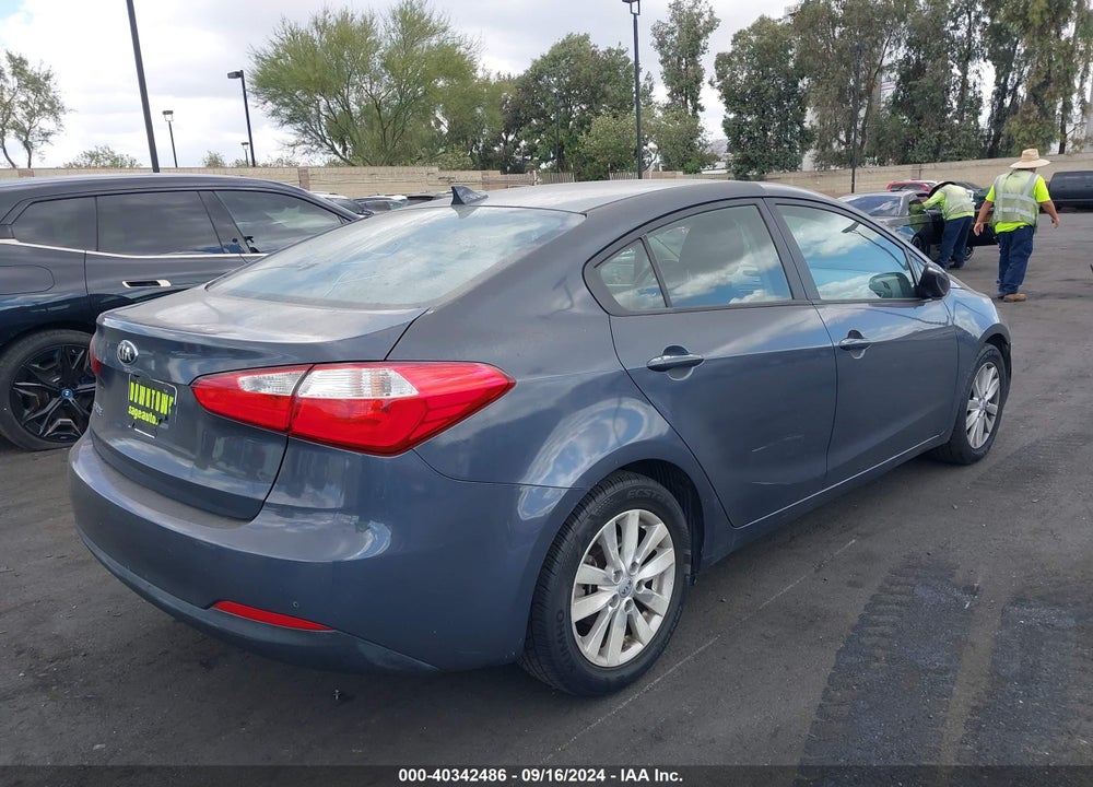 2016 KIA FORTE LX VIN: KNAFX4A68G5462736