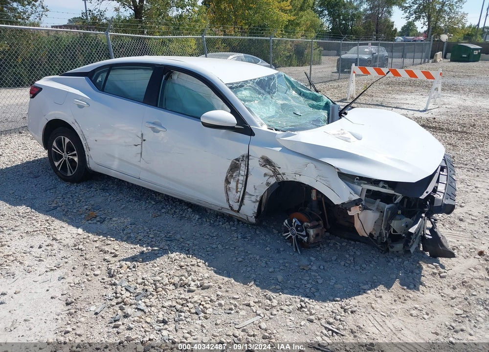 2022 NISSAN SENTRA SV XTRONIC CVT VIN: 3N1AB8CV9NY271322