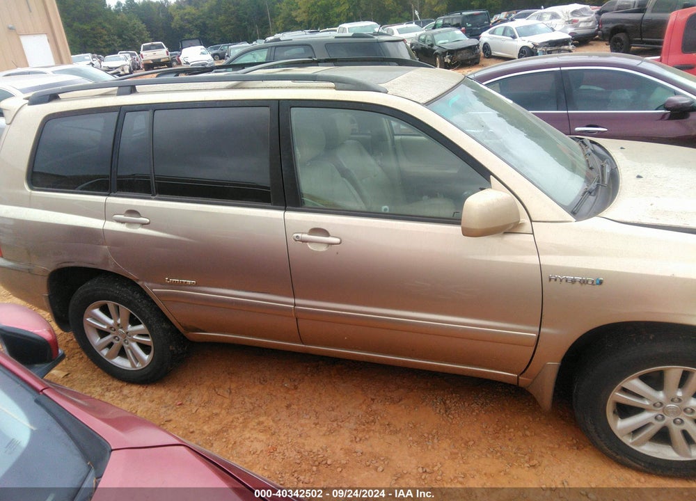 2007 TOYOTA HIGHLANDER HYBRID LIMITED V6 VIN: JTEDW21A070019074