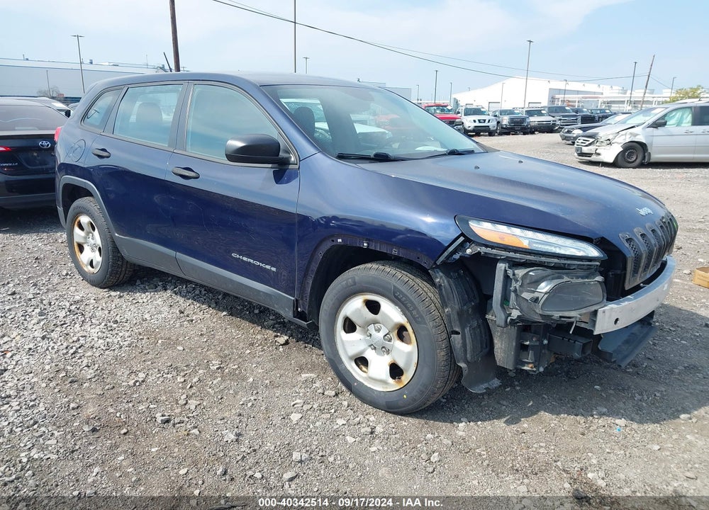 2014 JEEP CHEROKEE SPORT VIN: 1C4PJMABXEW296443