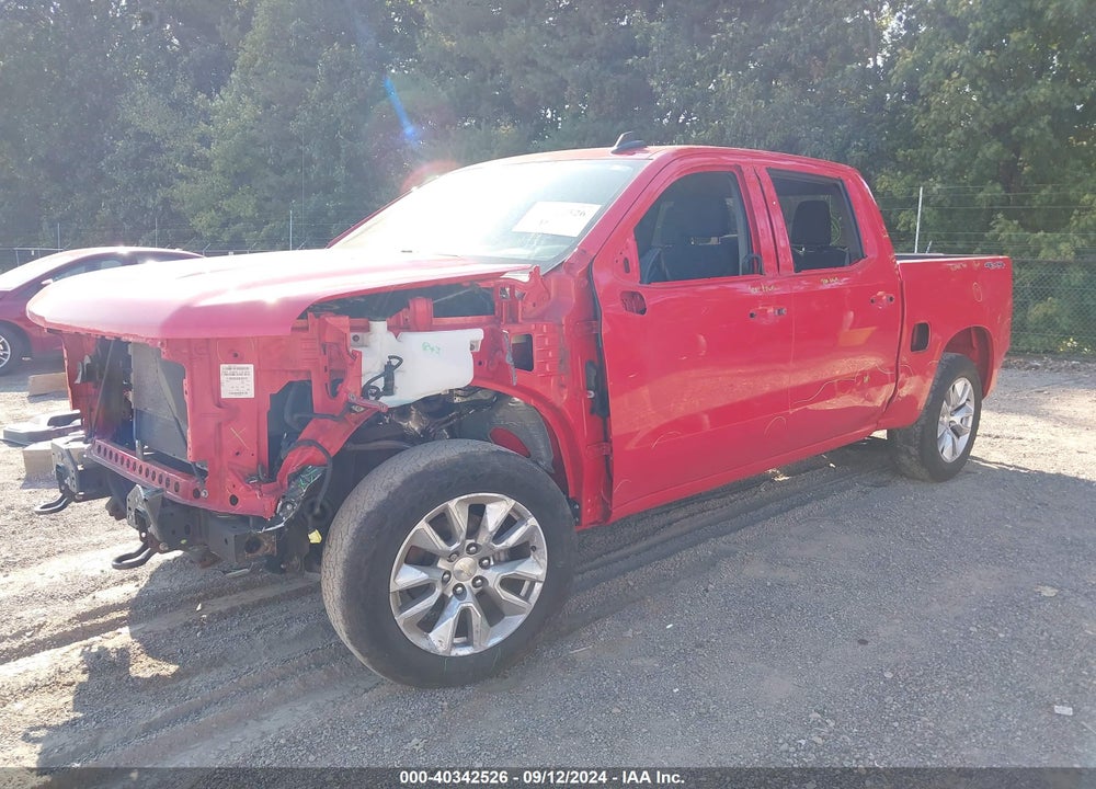 2020 CHEVROLET SILVERADO 1500 4WD SHORT BED CUSTOM VIN: 1GCPYBEH3LZ298075