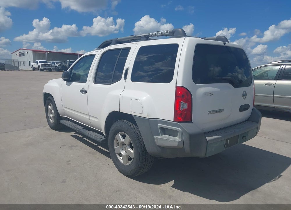 2007 NISSAN XTERRA S VIN: 5N1AN08U27C545277
