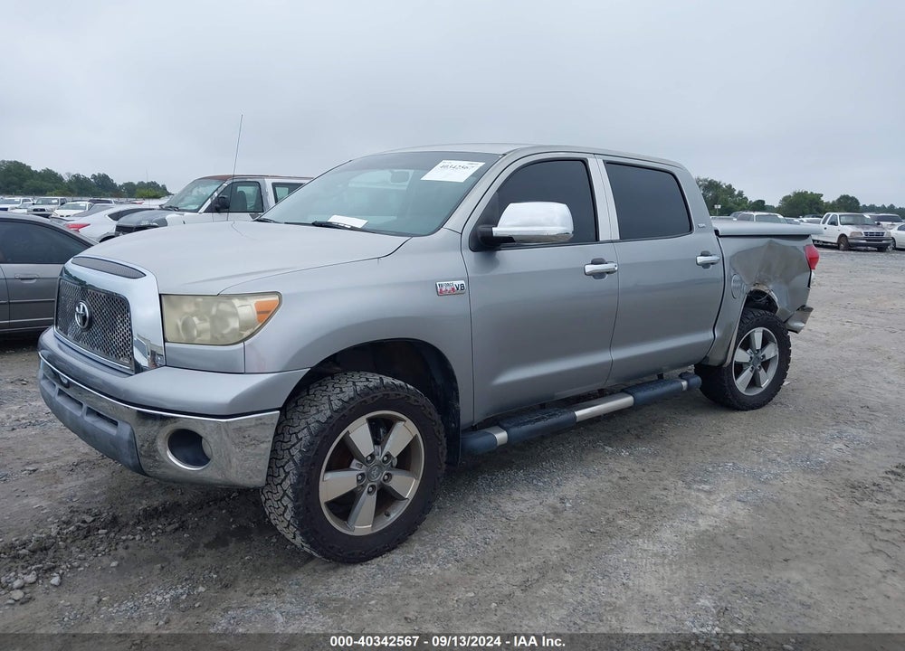 2008 TOYOTA TUNDRA SR5 5.7L V8 VIN: 5TBDV541X8S499877