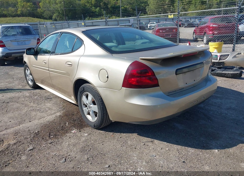 2005 PONTIAC GRAND PRIX VIN: 2G2WP522451257390