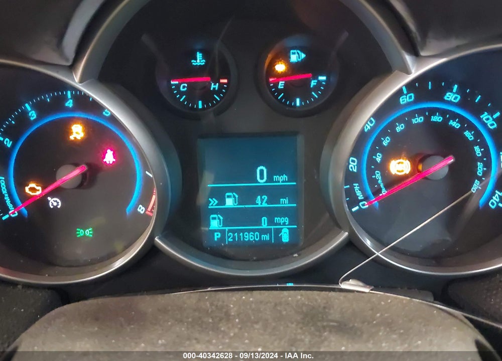 2012 CHEVROLET CRUZE LT VIN: 1G1PE5SC9C7113700