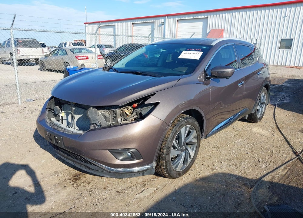 2018 NISSAN MURANO PLATINUM VIN: 5N1AZ2MH8JN122921