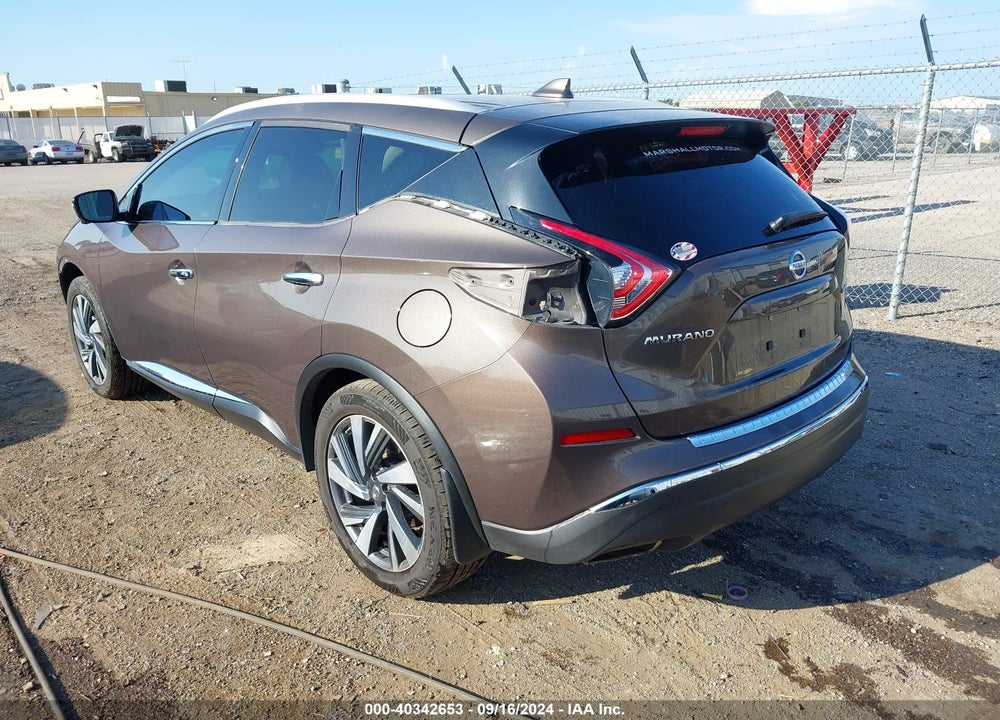 2018 NISSAN MURANO PLATINUM VIN: 5N1AZ2MH8JN122921