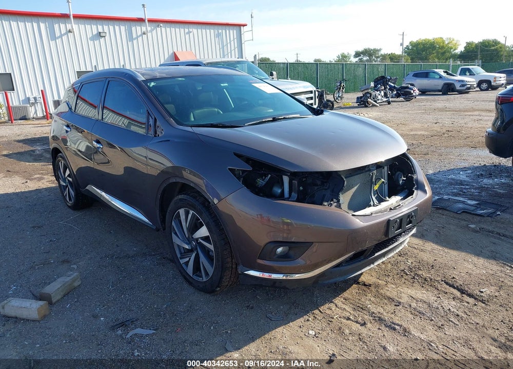 2018 NISSAN MURANO PLATINUM VIN: 5N1AZ2MH8JN122921