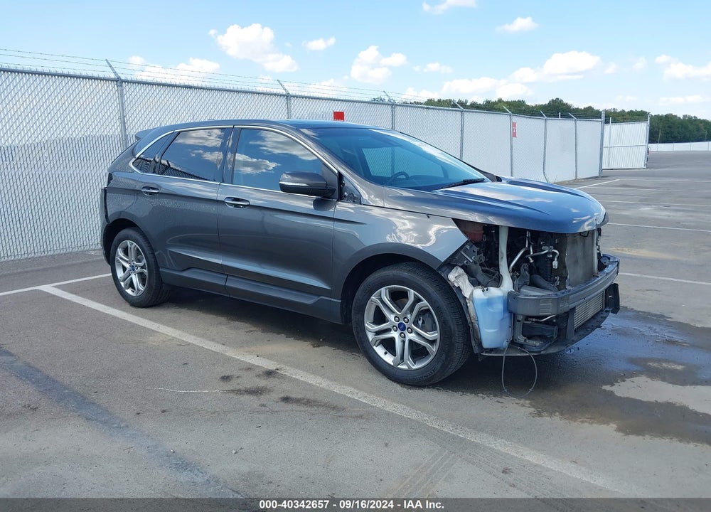 2015 FORD EDGE TITANIUM VIN: 2FMPK3K9XFBB30392