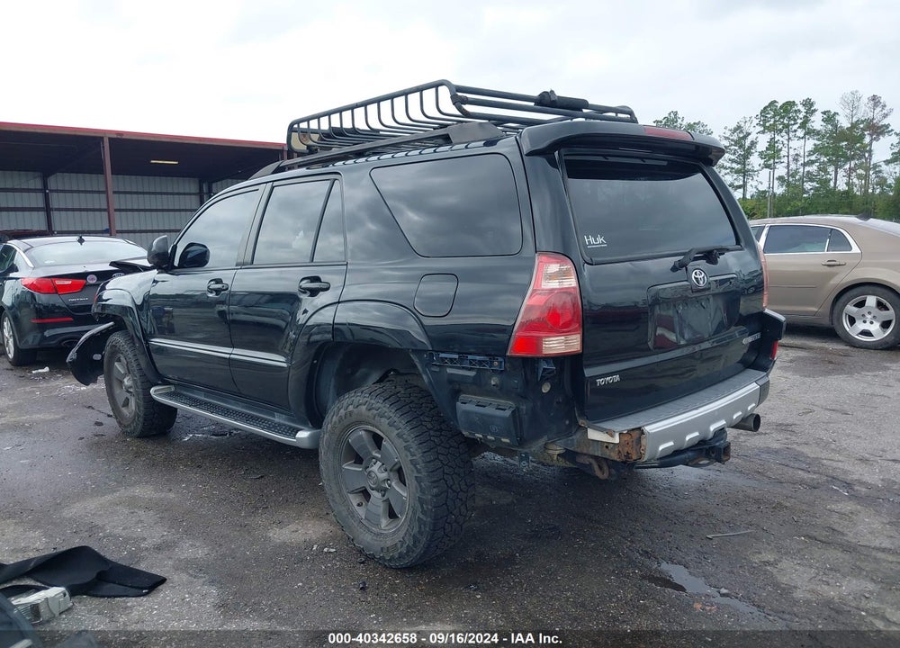 2004 TOYOTA 4RUNNER LIMITED V8 VIN: JTEBT17R848014452
