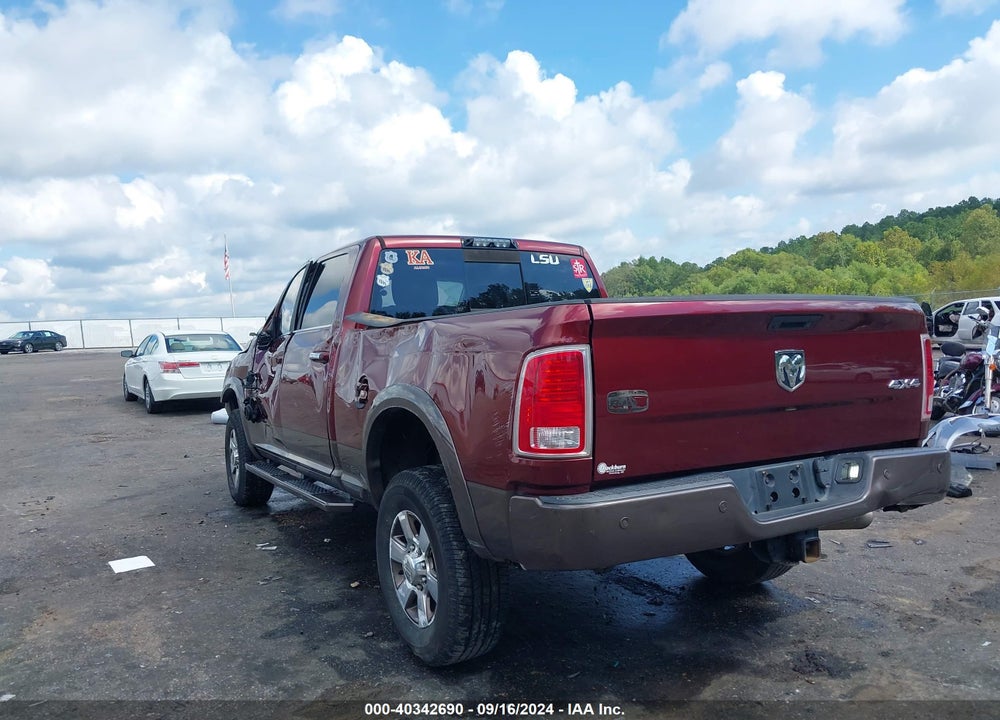 2018 RAM 2500 LONGHORN 4X4 6'4 BOX VIN: 3C6UR5GL5JG126993