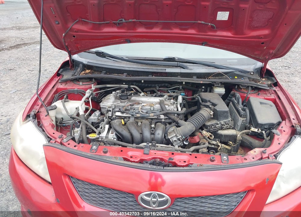 2009 TOYOTA COROLLA VIN: JTDBL40E699038361