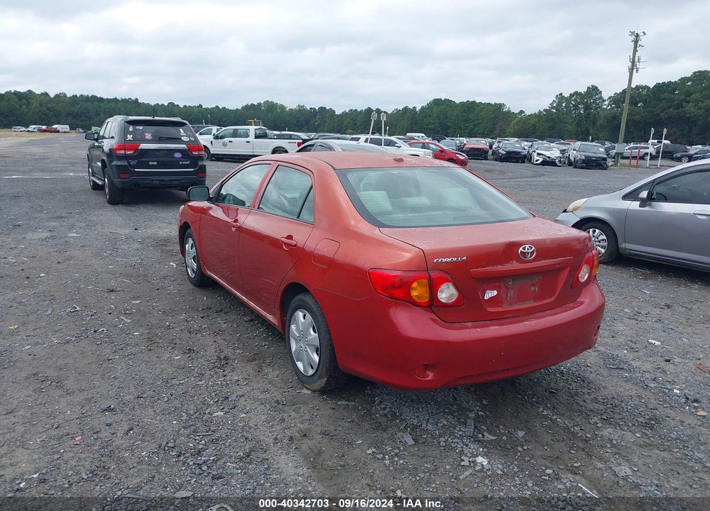 2009 TOYOTA COROLLA VIN: JTDBL40E699038361