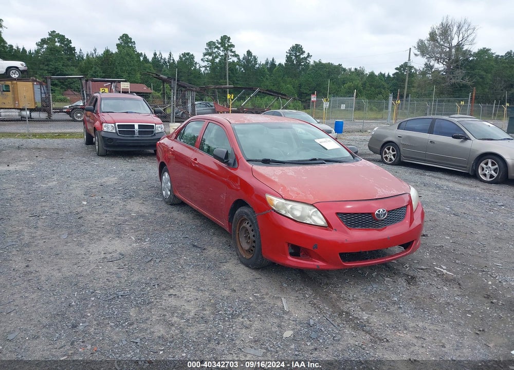 2009 TOYOTA COROLLA VIN: JTDBL40E699038361