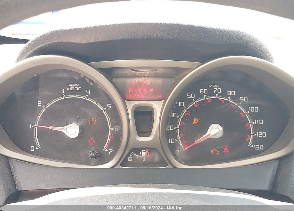 2013 FORD FIESTA SE VIN: 3FADP4BJ0DM214392