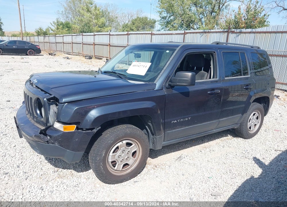 2014 JEEP PATRIOT SPORT VIN: 1C4NJRBB1ED592448