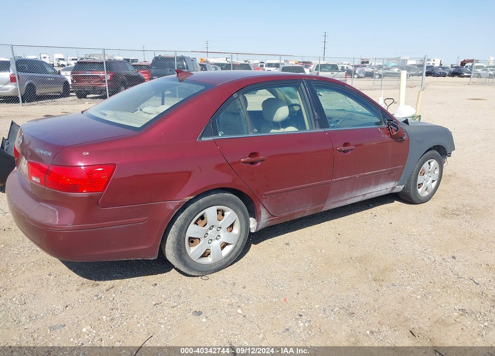 2009 HYUNDAI SONATA GLS VIN: 5NPET46C49H519736