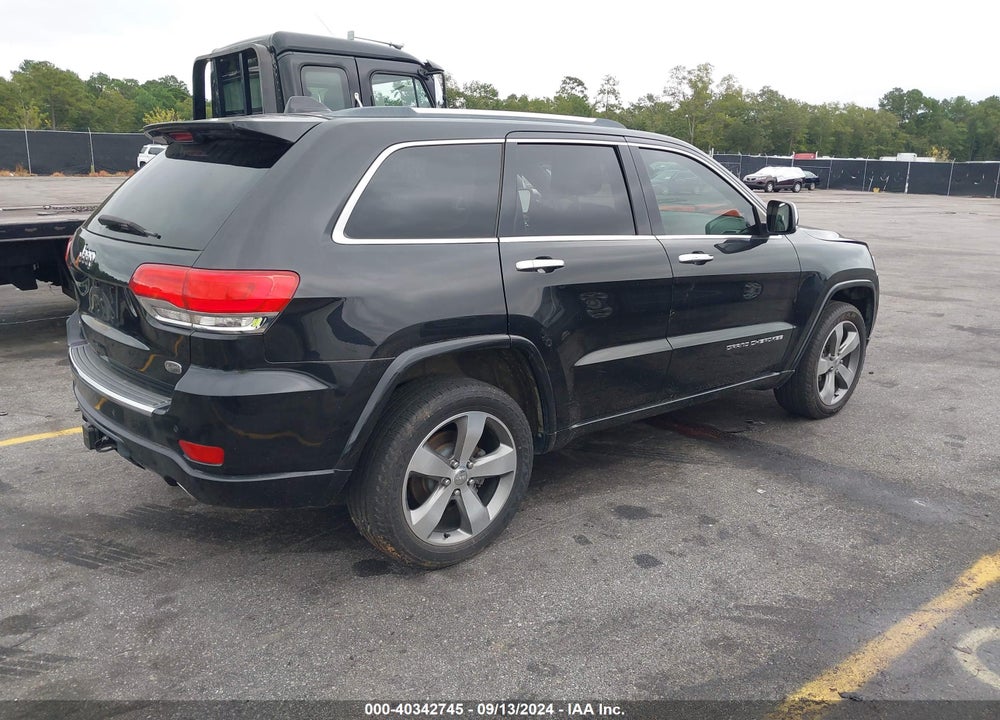 2014 JEEP GRAND CHEROKEE OVERLAND VIN: 1C4RJECM5EC317374