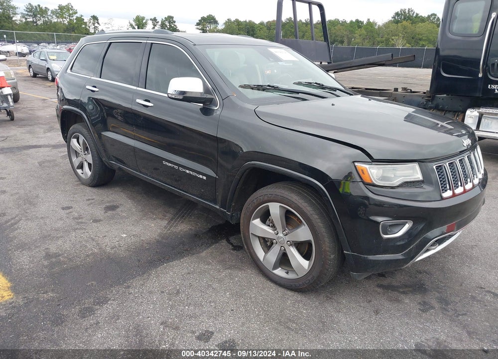 2014 JEEP GRAND CHEROKEE OVERLAND VIN: 1C4RJECM5EC317374