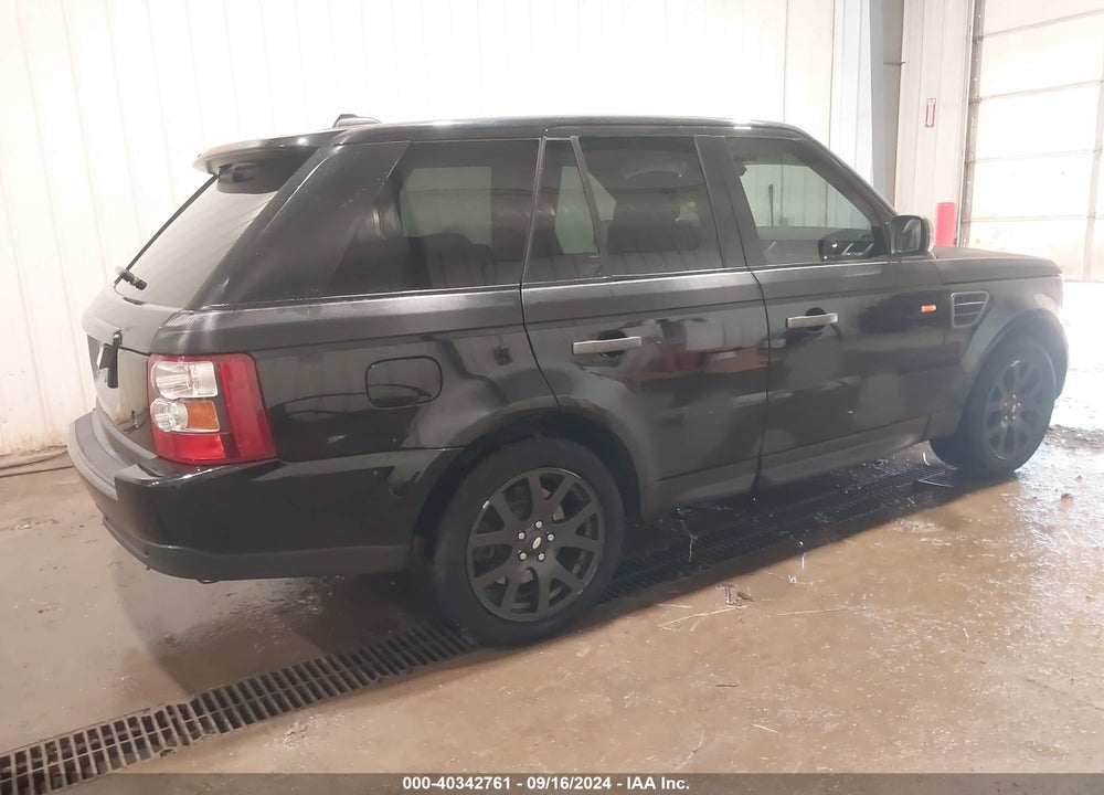 2008 LAND ROVER RANGE ROVER SPORT HSE VIN: SALSK25438A168238