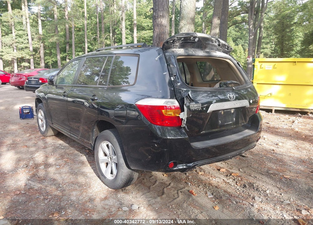 2009 TOYOTA HIGHLANDER VIN: JTEDA41A792007893