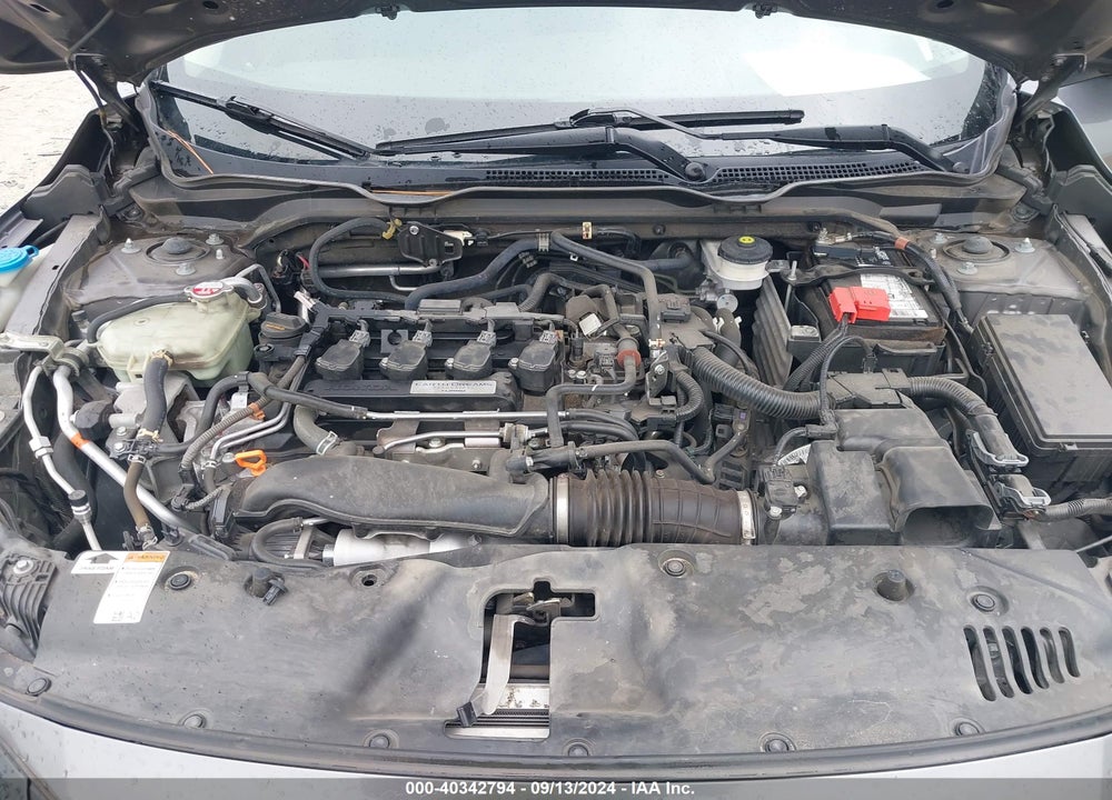2019 HONDA CIVIC EX VIN: 19XFC1F39KE003434