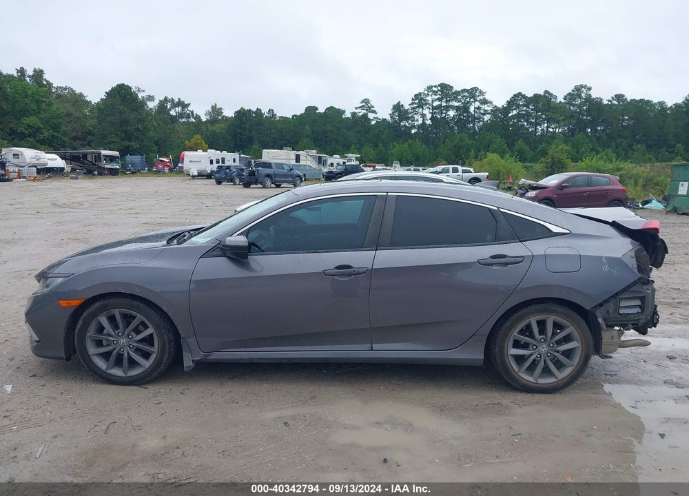 2019 HONDA CIVIC EX VIN: 19XFC1F39KE003434