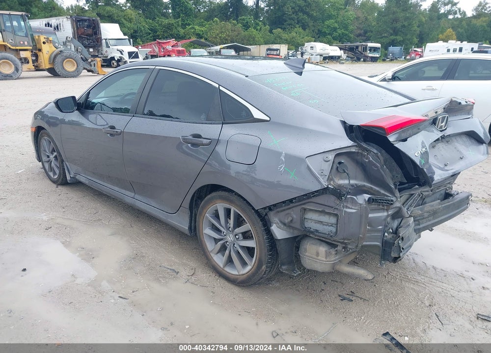 2019 HONDA CIVIC EX VIN: 19XFC1F39KE003434