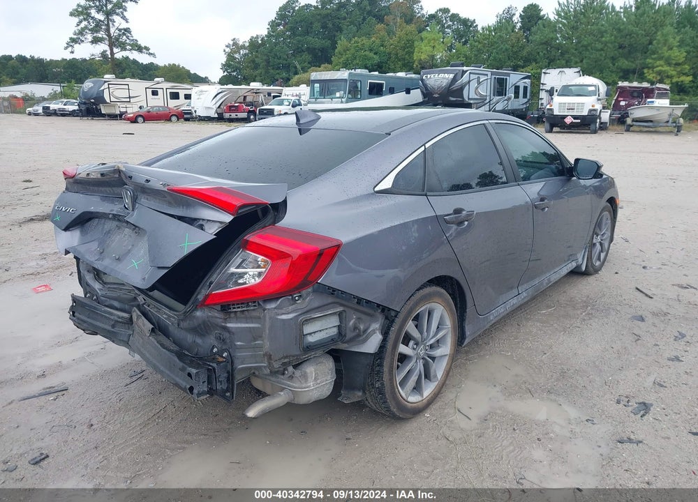 2019 HONDA CIVIC EX VIN: 19XFC1F39KE003434