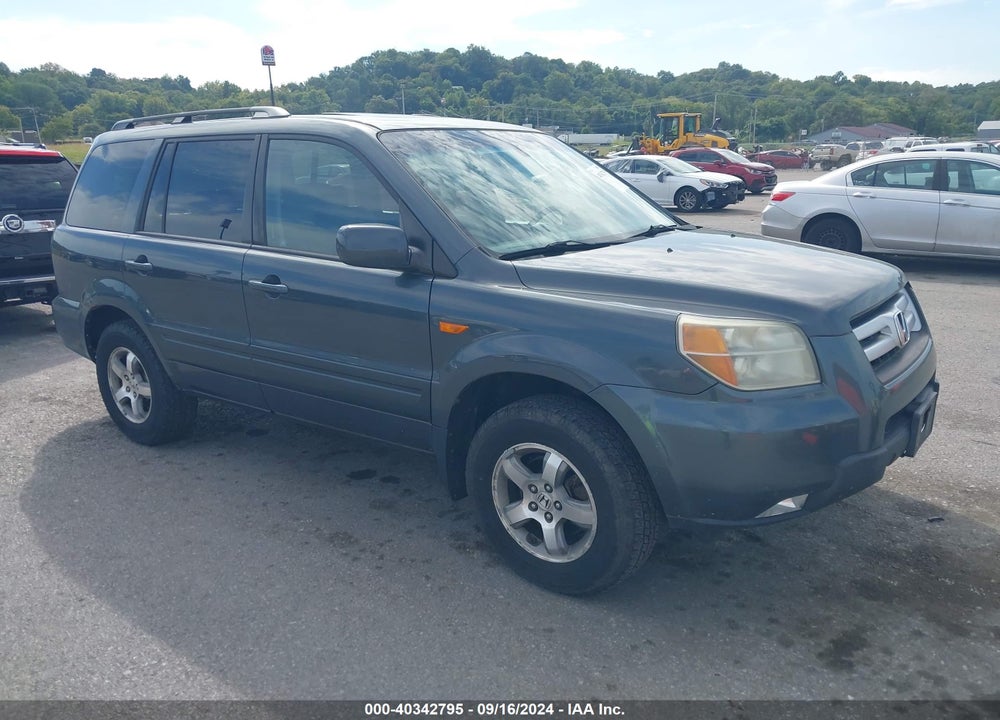 2006 HONDA PILOT EX-L VIN: 2HKYF187X6H557406
