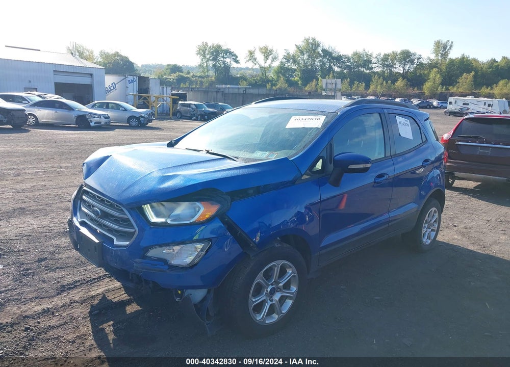 2018 FORD ECOSPORT SE VIN: MAJ6P1UL9JC227189
