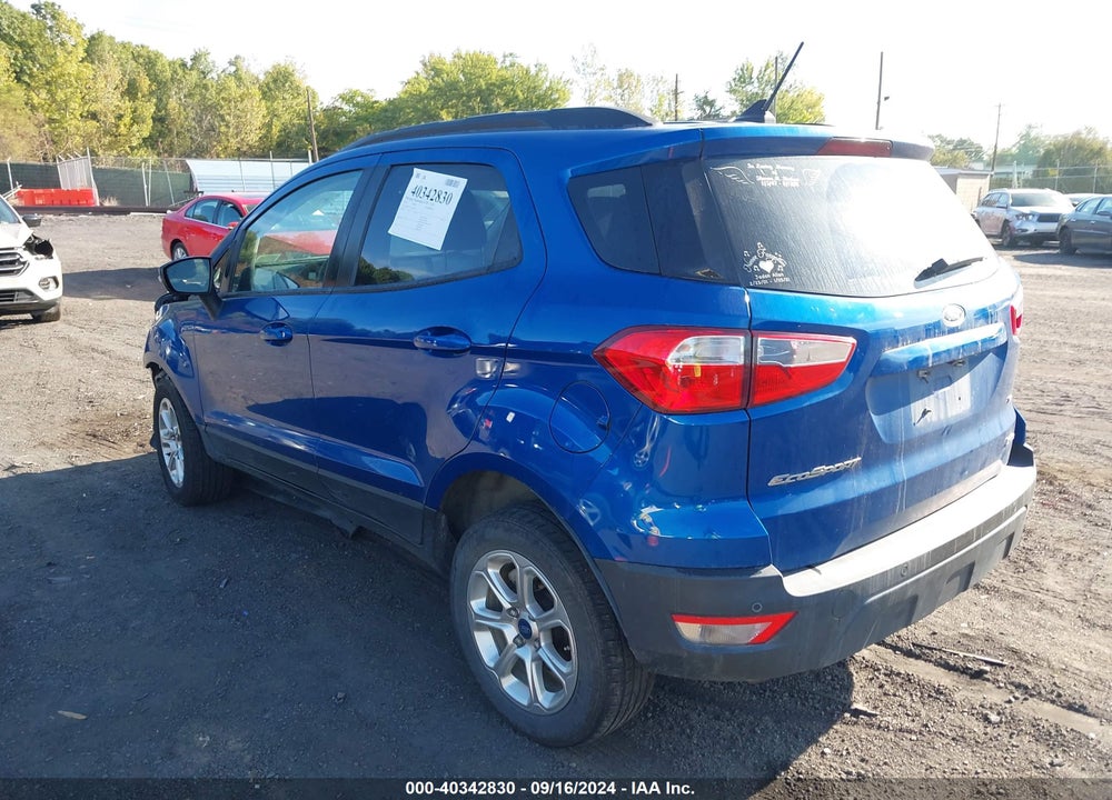 2018 FORD ECOSPORT SE VIN: MAJ6P1UL9JC227189