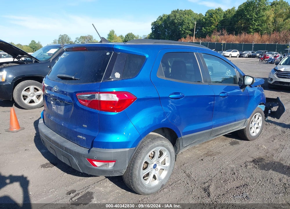 2018 FORD ECOSPORT SE VIN: MAJ6P1UL9JC227189