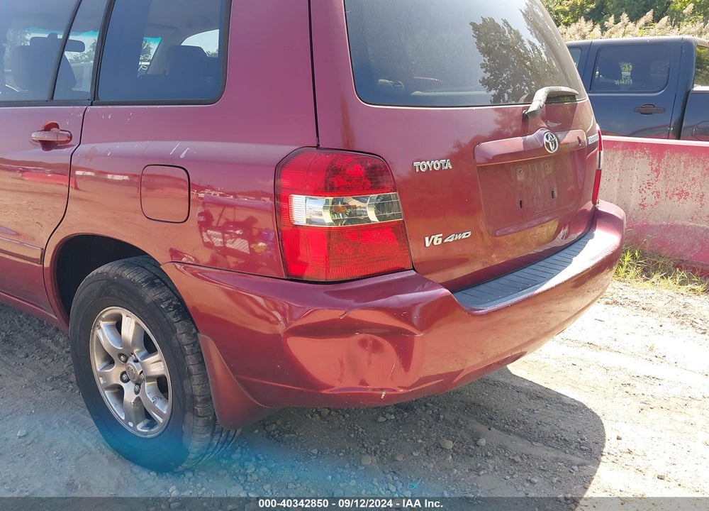 2006 TOYOTA HIGHLANDER V6 VIN: JTEEP21A160140308