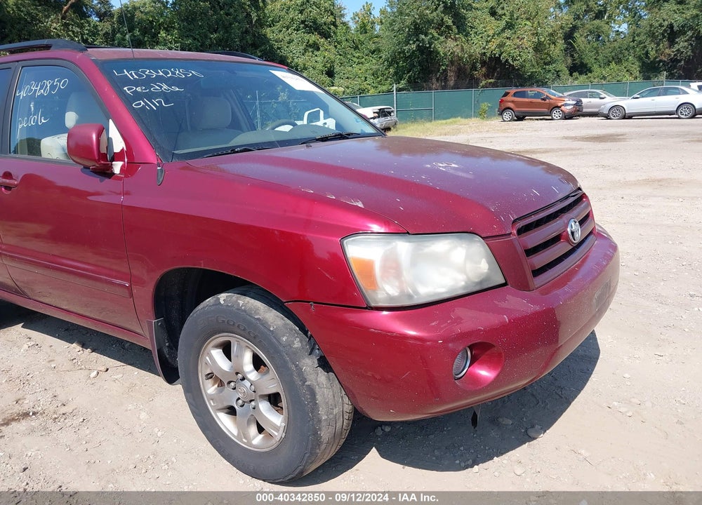 2006 TOYOTA HIGHLANDER V6 VIN: JTEEP21A160140308