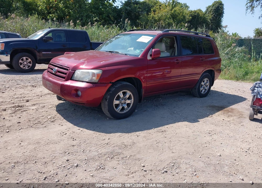2006 TOYOTA HIGHLANDER V6 VIN: JTEEP21A160140308