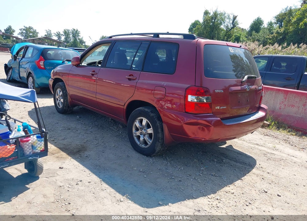 2006 TOYOTA HIGHLANDER V6 VIN: JTEEP21A160140308