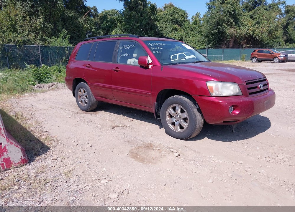 2006 TOYOTA HIGHLANDER V6 VIN: JTEEP21A160140308