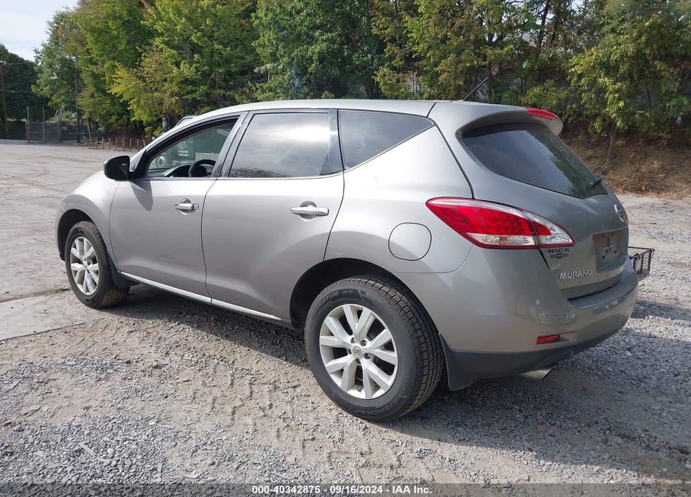 2011 NISSAN MURANO S VIN: JN8AZ1MW4BW165732