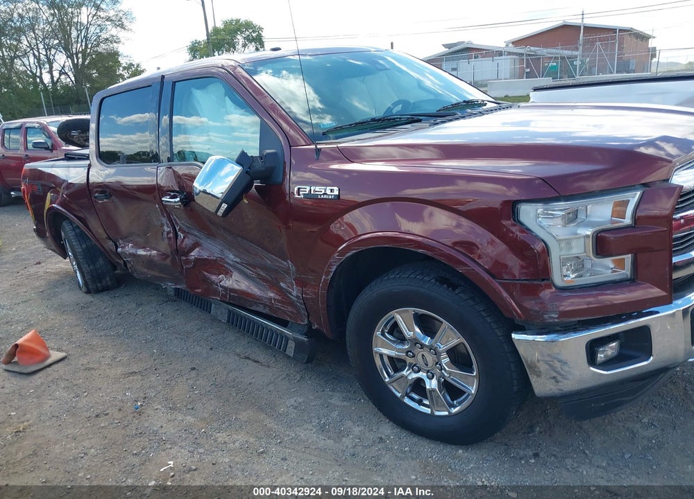 2015 FORD F-150 LARIAT VIN: 1FTEW1EF6FKE80405