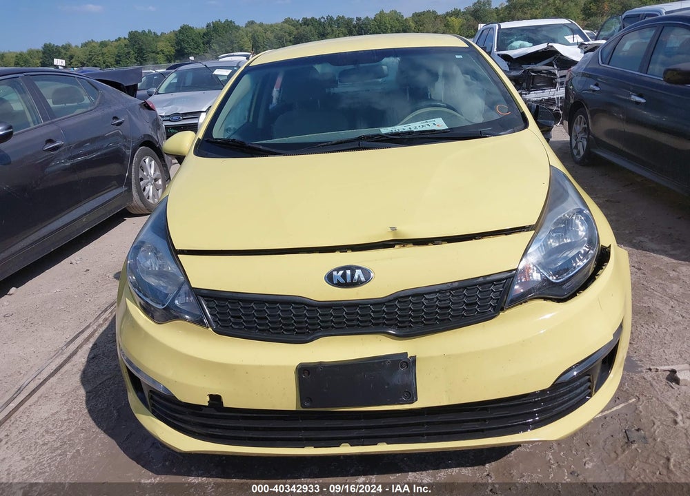 2016 KIA RIO LX VIN: KNADM4A30G6559669