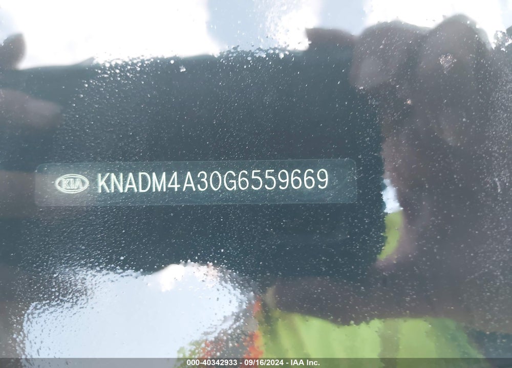 2016 KIA RIO LX VIN: KNADM4A30G6559669
