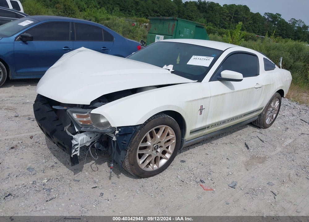 2012 FORD MUSTANG V6 PREMIUM VIN: 1ZVBP8AM0C5232820