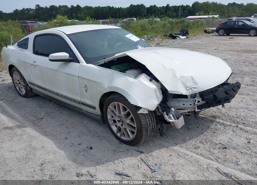 2012 FORD MUSTANG V6 PREMIUM VIN: 1ZVBP8AM0C5232820
