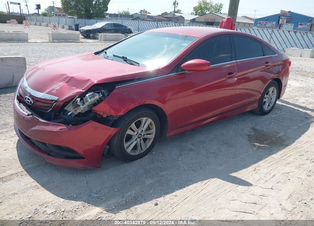 2014 HYUNDAI SONATA GLS VIN: 5NPEB4AC3EH907383